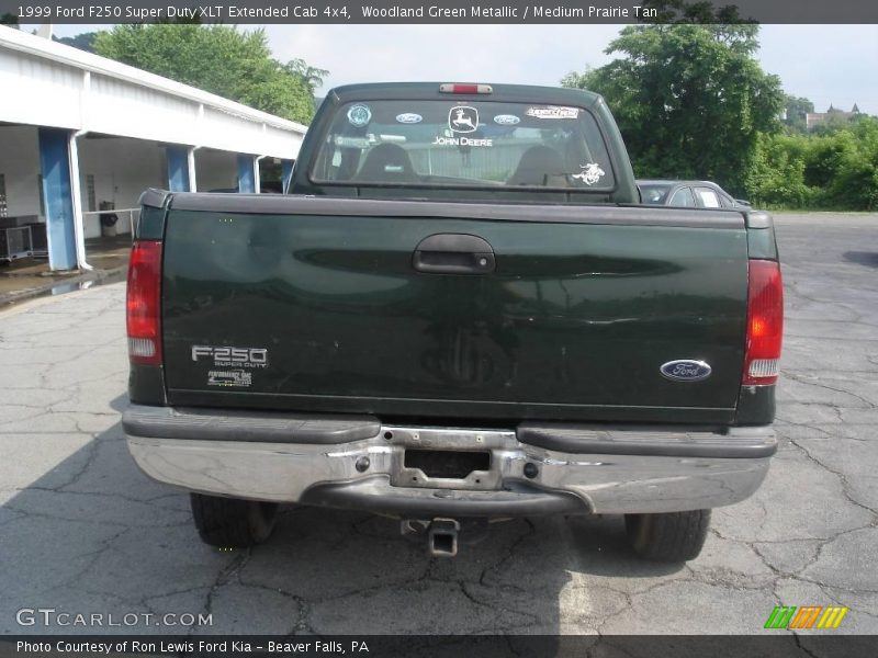 Woodland Green Metallic / Medium Prairie Tan 1999 Ford F250 Super Duty XLT Extended Cab 4x4