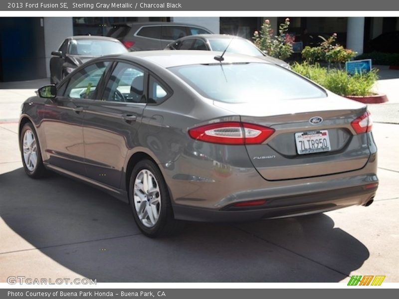 Sterling Gray Metallic / Charcoal Black 2013 Ford Fusion SE