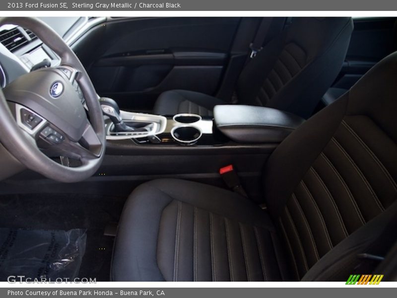Sterling Gray Metallic / Charcoal Black 2013 Ford Fusion SE