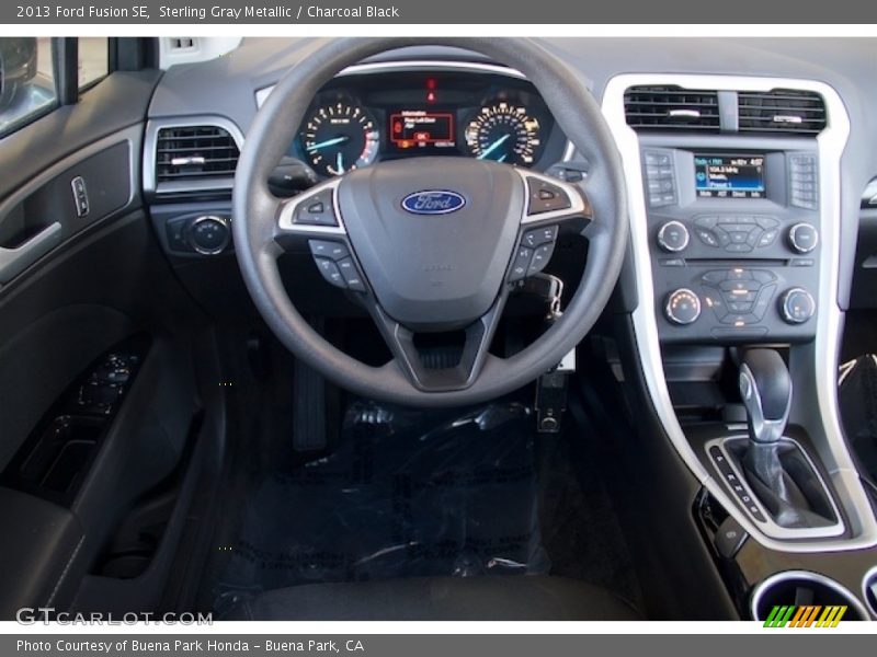 Sterling Gray Metallic / Charcoal Black 2013 Ford Fusion SE