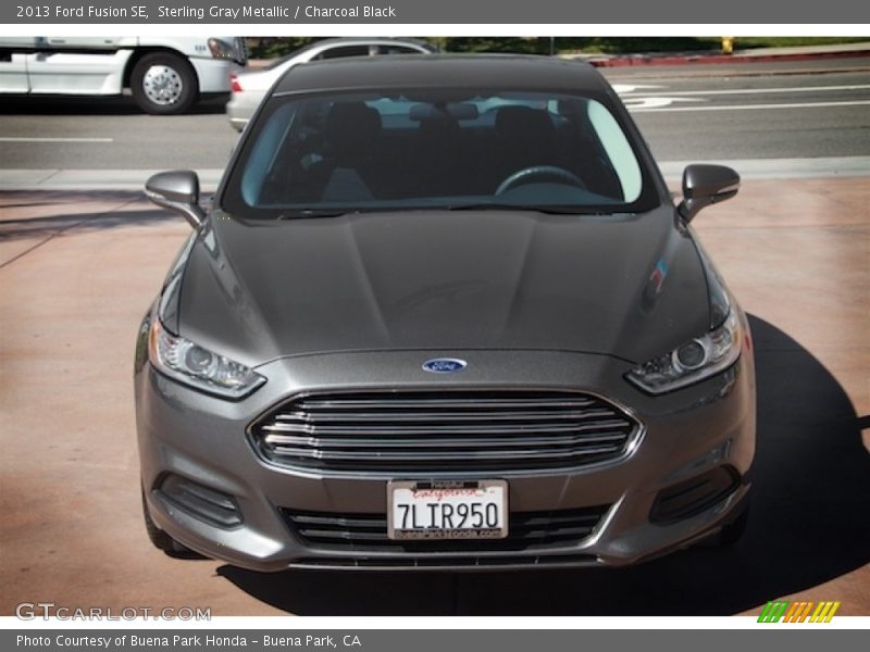 Sterling Gray Metallic / Charcoal Black 2013 Ford Fusion SE