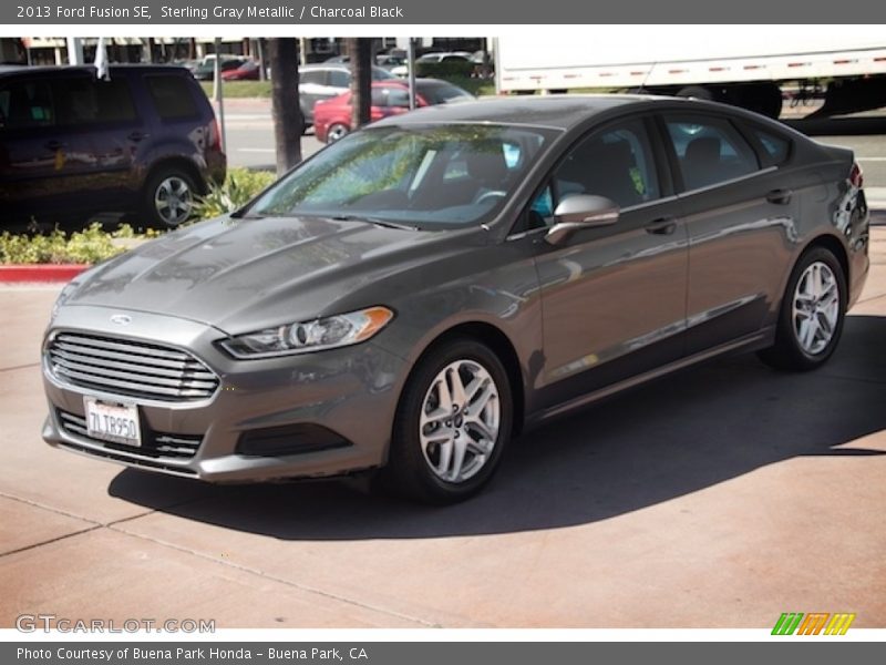 Sterling Gray Metallic / Charcoal Black 2013 Ford Fusion SE
