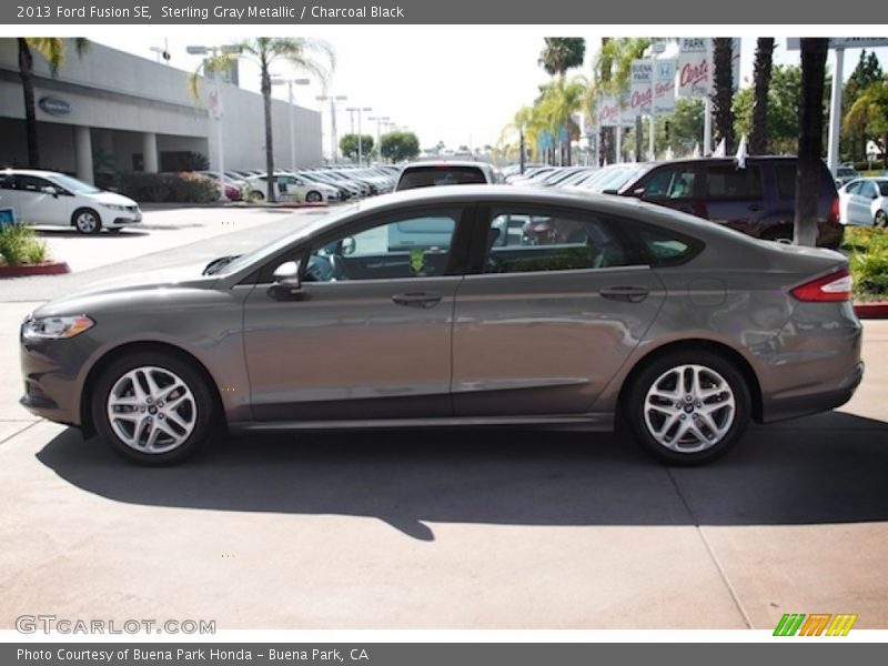 Sterling Gray Metallic / Charcoal Black 2013 Ford Fusion SE