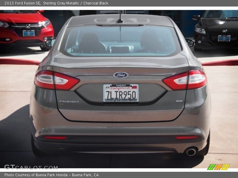 Sterling Gray Metallic / Charcoal Black 2013 Ford Fusion SE