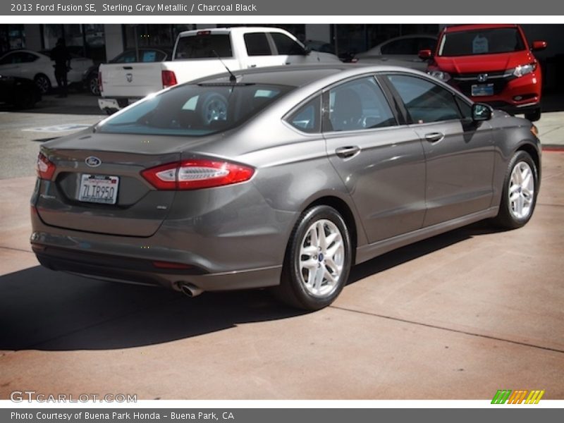 Sterling Gray Metallic / Charcoal Black 2013 Ford Fusion SE