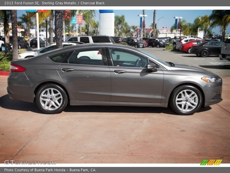 Sterling Gray Metallic / Charcoal Black 2013 Ford Fusion SE