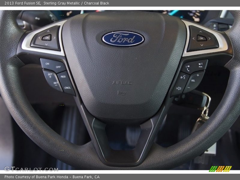 Sterling Gray Metallic / Charcoal Black 2013 Ford Fusion SE