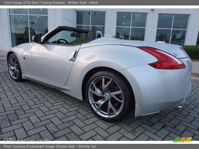 Brilliant Silver / Black 2014 Nissan 370Z Sport Touring Roadster