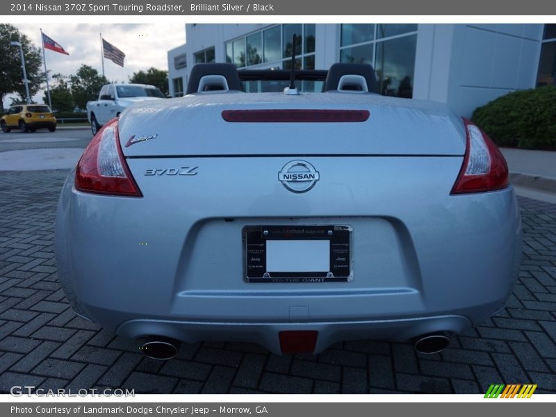 Brilliant Silver / Black 2014 Nissan 370Z Sport Touring Roadster