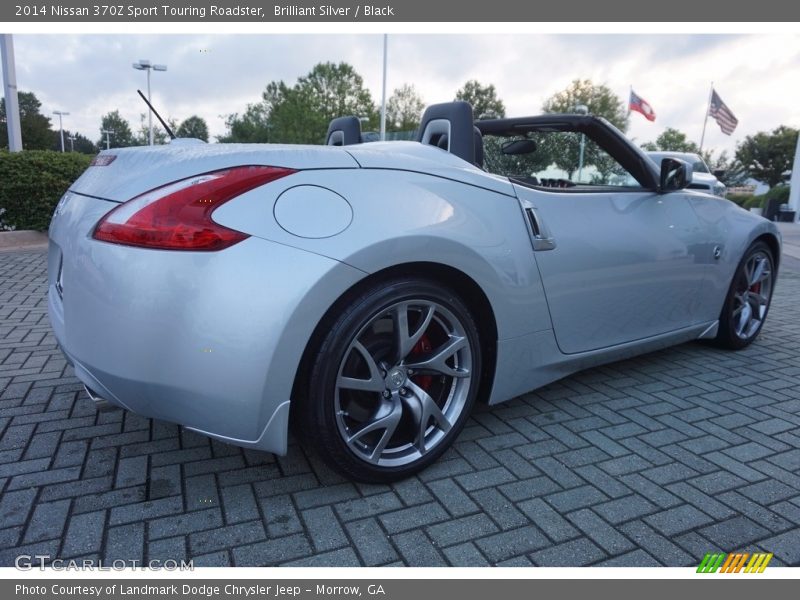 Brilliant Silver / Black 2014 Nissan 370Z Sport Touring Roadster