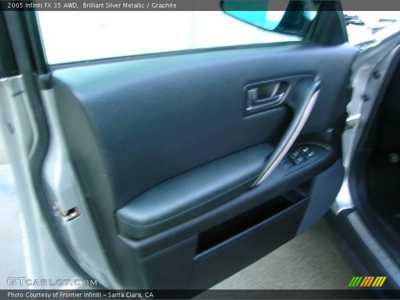 Brilliant Silver Metallic / Graphite 2005 Infiniti FX 35 AWD