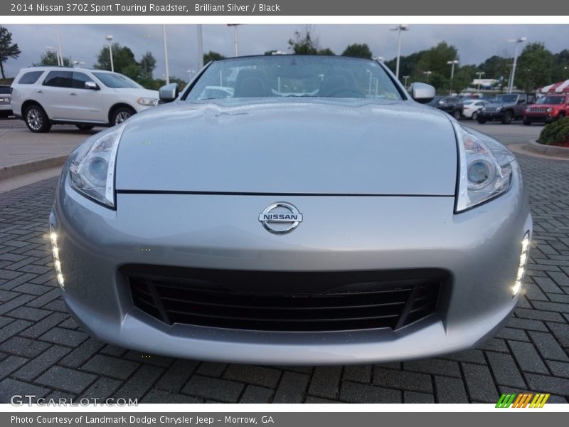 Brilliant Silver / Black 2014 Nissan 370Z Sport Touring Roadster