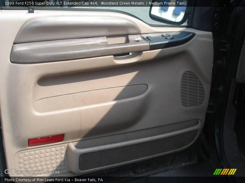 Woodland Green Metallic / Medium Prairie Tan 1999 Ford F250 Super Duty XLT Extended Cab 4x4