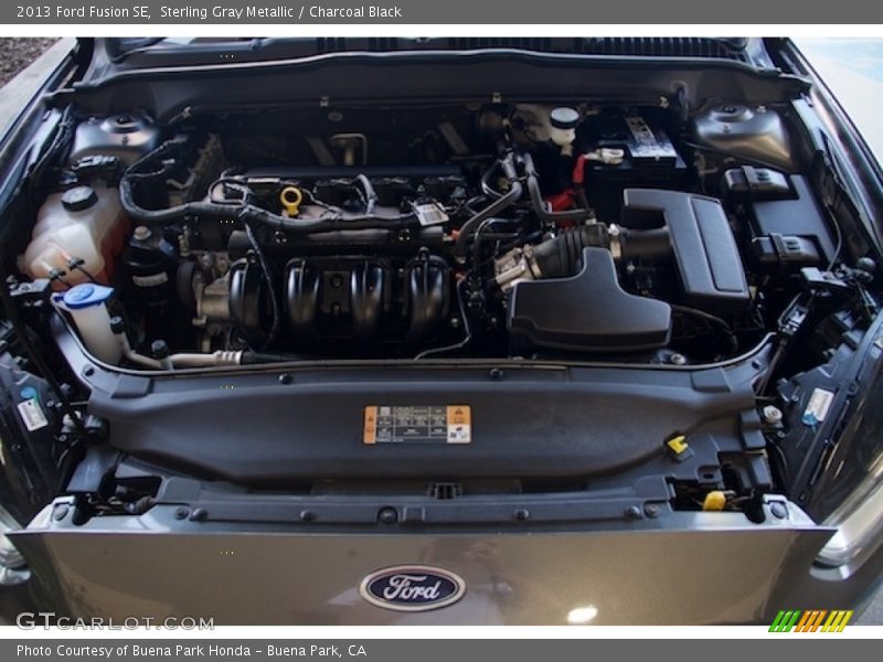 Sterling Gray Metallic / Charcoal Black 2013 Ford Fusion SE