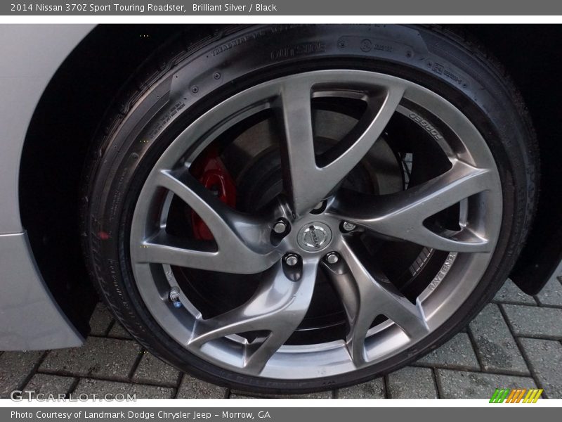 Brilliant Silver / Black 2014 Nissan 370Z Sport Touring Roadster