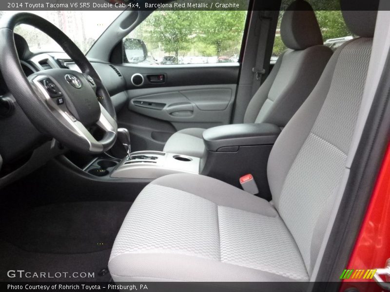 Barcelona Red Metallic / Graphite 2014 Toyota Tacoma V6 SR5 Double Cab 4x4