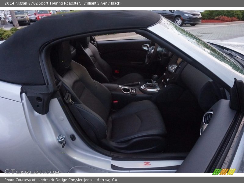 Brilliant Silver / Black 2014 Nissan 370Z Sport Touring Roadster