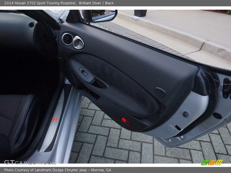 Brilliant Silver / Black 2014 Nissan 370Z Sport Touring Roadster