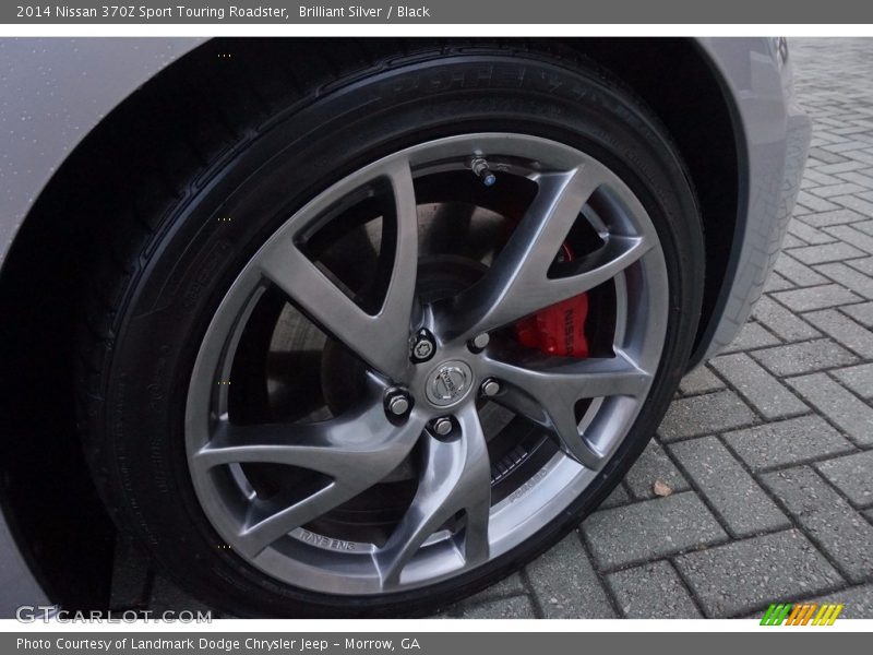 Brilliant Silver / Black 2014 Nissan 370Z Sport Touring Roadster