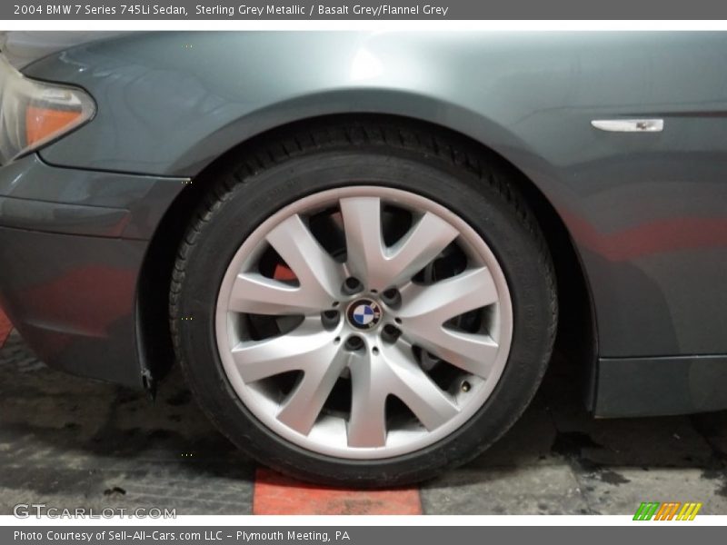 Sterling Grey Metallic / Basalt Grey/Flannel Grey 2004 BMW 7 Series 745Li Sedan