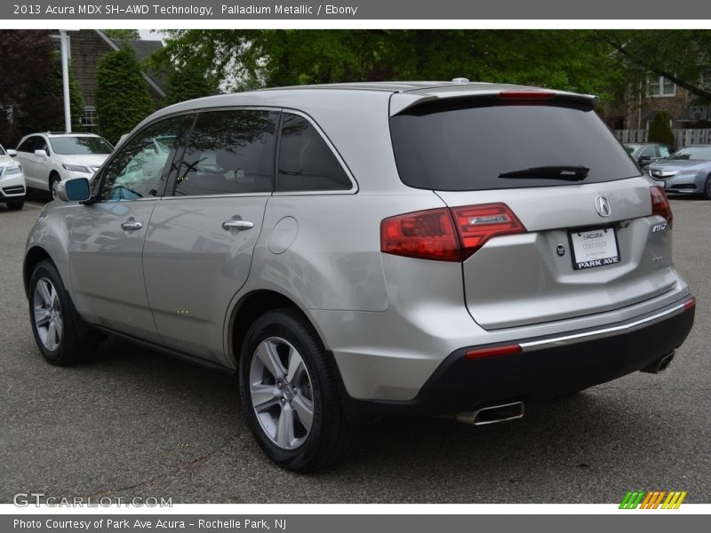 Palladium Metallic / Ebony 2013 Acura MDX SH-AWD Technology