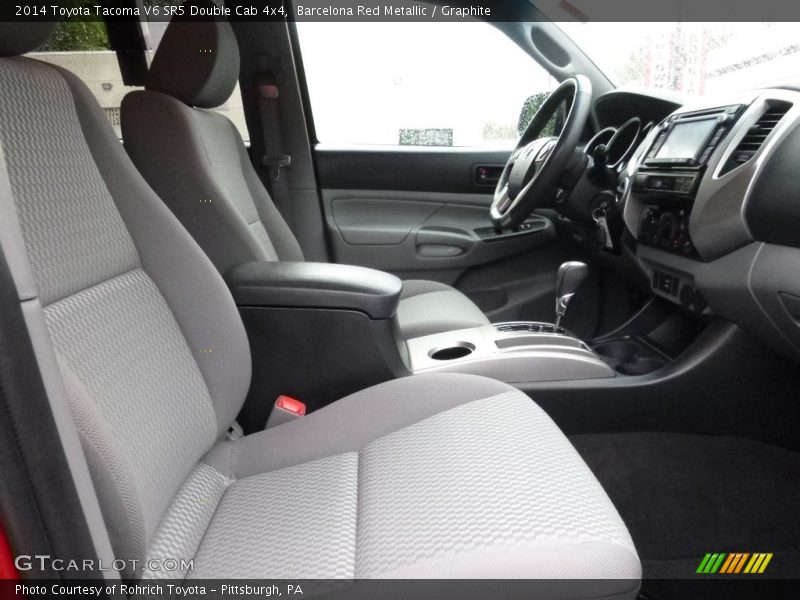 Barcelona Red Metallic / Graphite 2014 Toyota Tacoma V6 SR5 Double Cab 4x4