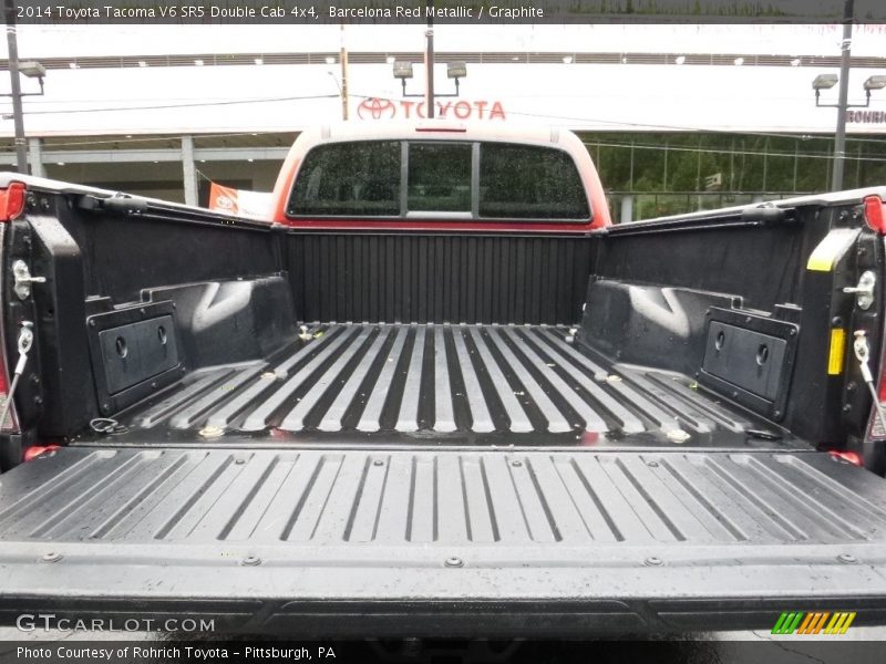 Barcelona Red Metallic / Graphite 2014 Toyota Tacoma V6 SR5 Double Cab 4x4