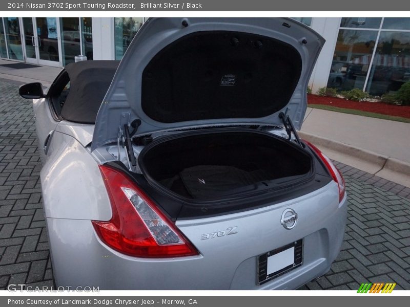 Brilliant Silver / Black 2014 Nissan 370Z Sport Touring Roadster