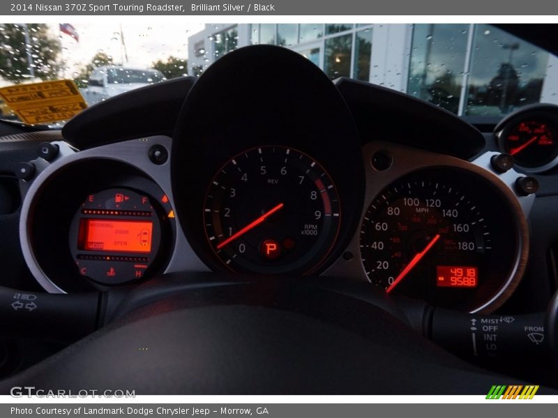 Brilliant Silver / Black 2014 Nissan 370Z Sport Touring Roadster