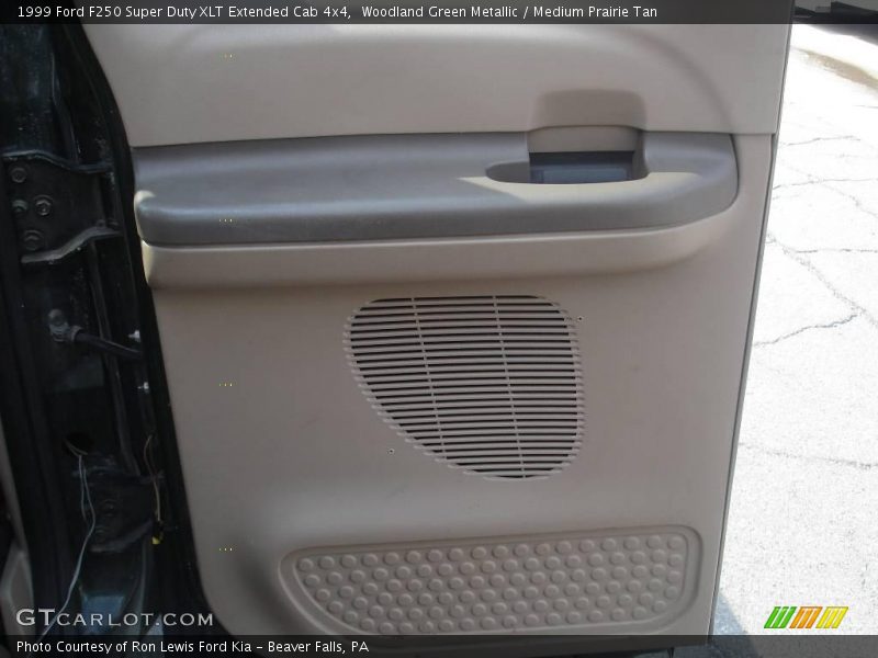 Woodland Green Metallic / Medium Prairie Tan 1999 Ford F250 Super Duty XLT Extended Cab 4x4