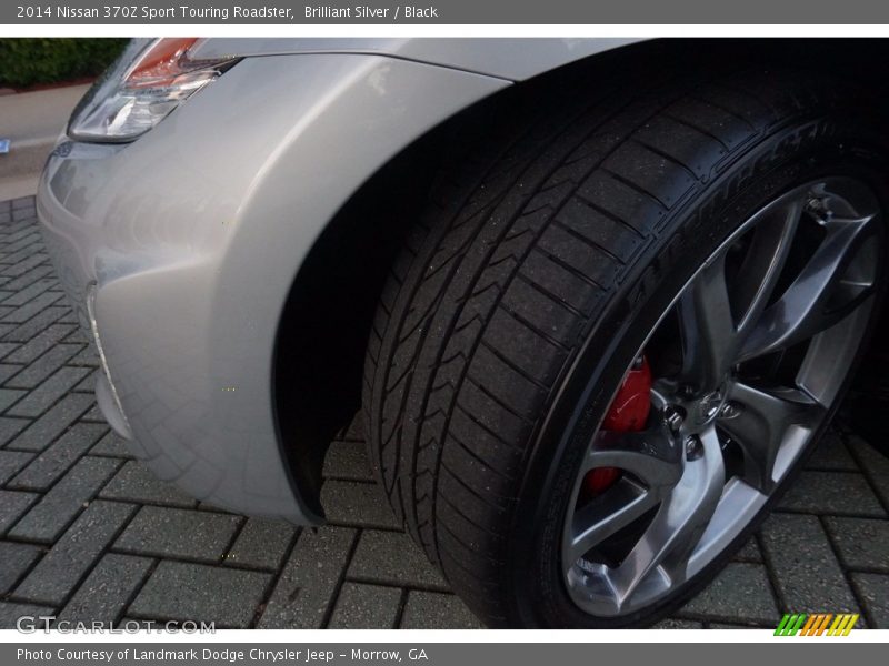 Brilliant Silver / Black 2014 Nissan 370Z Sport Touring Roadster