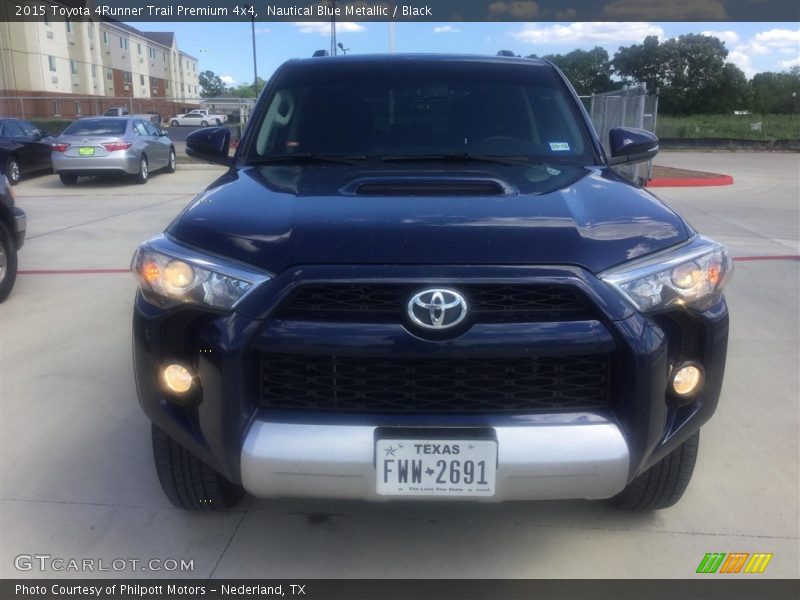 Nautical Blue Metallic / Black 2015 Toyota 4Runner Trail Premium 4x4