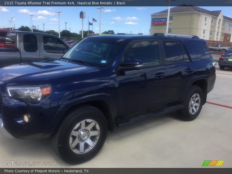 Nautical Blue Metallic / Black 2015 Toyota 4Runner Trail Premium 4x4