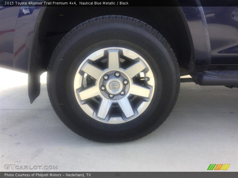 Nautical Blue Metallic / Black 2015 Toyota 4Runner Trail Premium 4x4