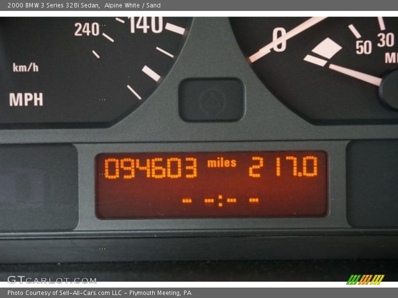 Alpine White / Sand 2000 BMW 3 Series 328i Sedan