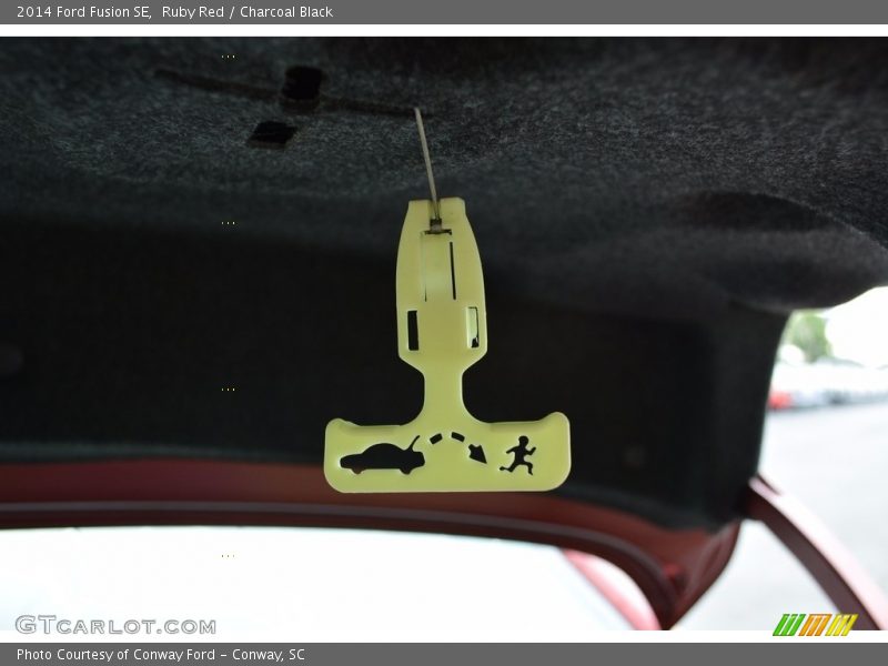 Ruby Red / Charcoal Black 2014 Ford Fusion SE