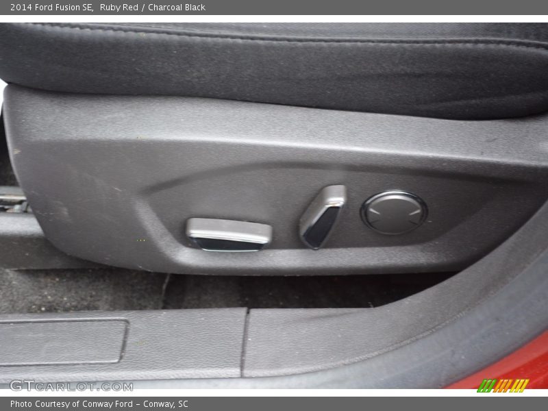 Ruby Red / Charcoal Black 2014 Ford Fusion SE