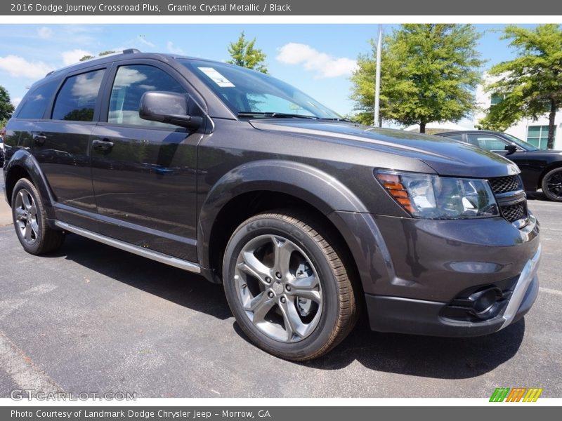 Granite Crystal Metallic / Black 2016 Dodge Journey Crossroad Plus