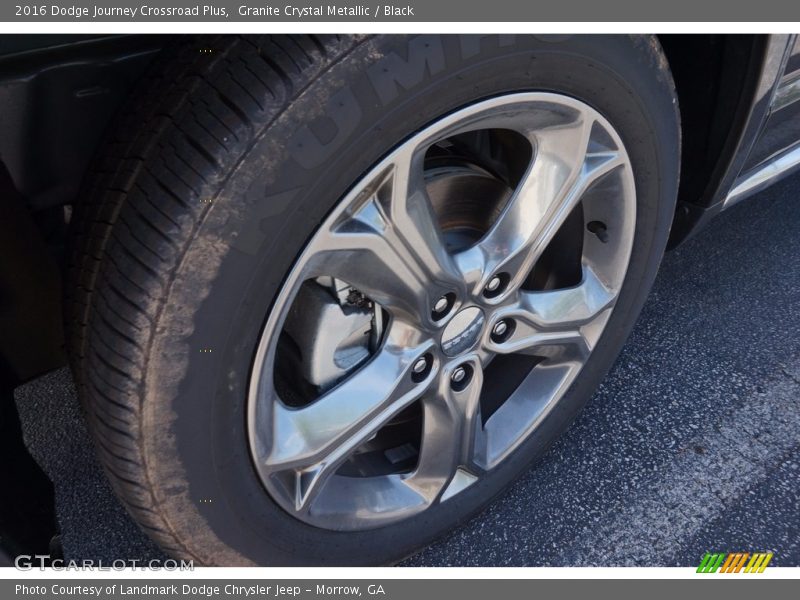 Granite Crystal Metallic / Black 2016 Dodge Journey Crossroad Plus