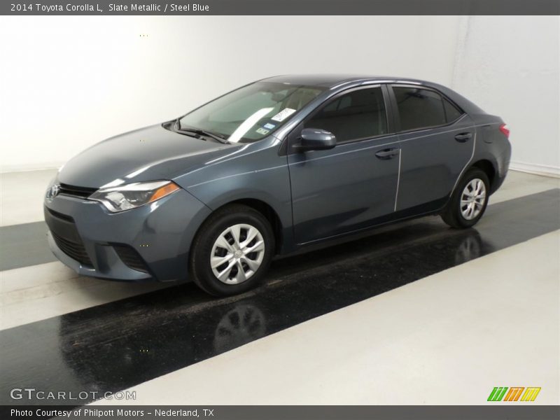 Slate Metallic / Steel Blue 2014 Toyota Corolla L