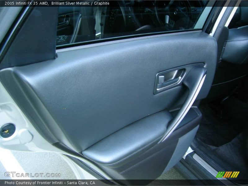 Brilliant Silver Metallic / Graphite 2005 Infiniti FX 35 AWD
