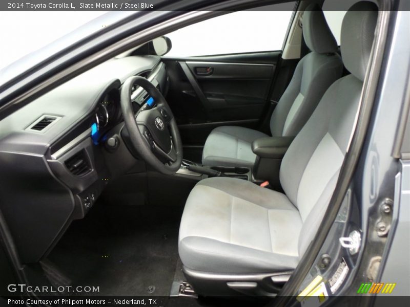 Slate Metallic / Steel Blue 2014 Toyota Corolla L