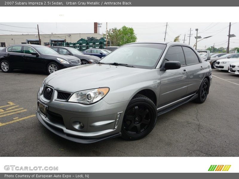 Urban Gray Metallic / Anthracite Black 2007 Subaru Impreza 2.5i Sedan