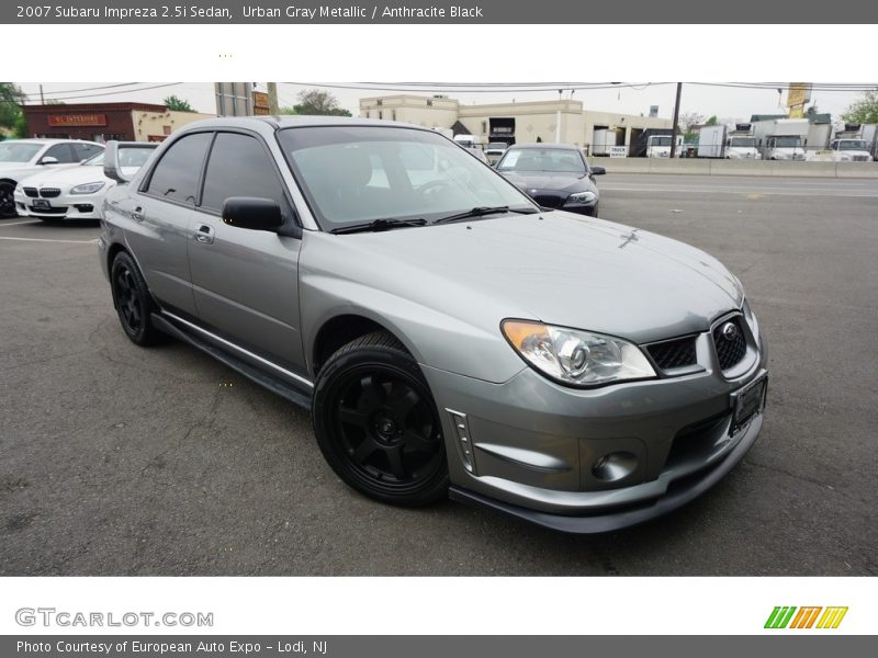 Urban Gray Metallic / Anthracite Black 2007 Subaru Impreza 2.5i Sedan