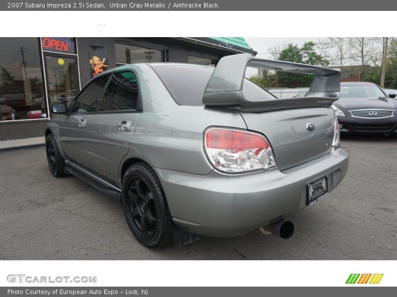 Urban Gray Metallic / Anthracite Black 2007 Subaru Impreza 2.5i Sedan