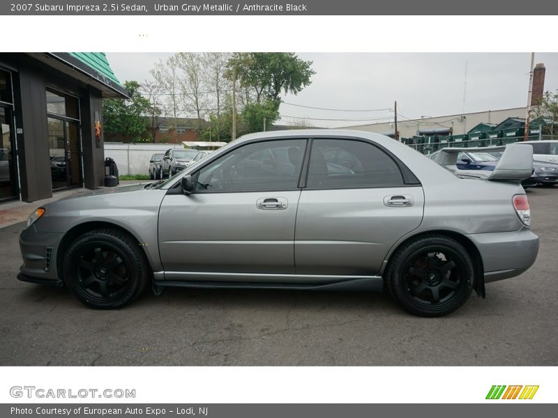 Urban Gray Metallic / Anthracite Black 2007 Subaru Impreza 2.5i Sedan