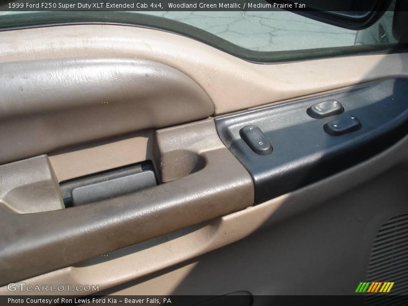 Woodland Green Metallic / Medium Prairie Tan 1999 Ford F250 Super Duty XLT Extended Cab 4x4