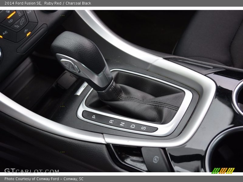 Ruby Red / Charcoal Black 2014 Ford Fusion SE