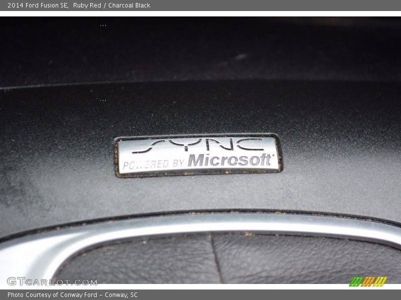 Ruby Red / Charcoal Black 2014 Ford Fusion SE