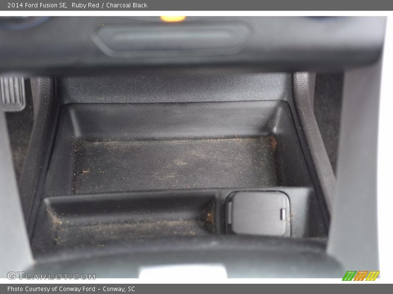 Ruby Red / Charcoal Black 2014 Ford Fusion SE